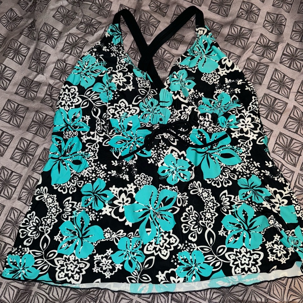 Floral Bathing Suit Top